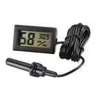 Digital Temperature Humidity Meters Gauge Black Indoor Thermometer Hygrometer