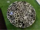 Black Agate Round Table, Agate Stone Kitchen Table top, Home and Living Decor