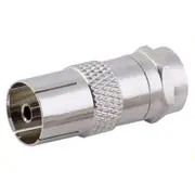 Tv Antenna Cable Adapter - F Type Male To Pal Female Adaptor Straight