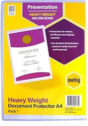 Marbig Document Protector PVC A4