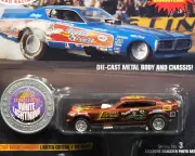 Johnny Lightning CHASE Playing Mantis WHITE LIGHTNING Dragsters USA Car READ