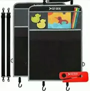 Car Seat Organizer for Kids | Kick Mats | Car Seat Protector for Back of Carseat