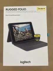 Logitech Rugged Folio Keyboard Case for Apple iPad 7th And 8th Generation
