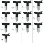 Complete Set of 13 Airless Gun Tip Nozzles for Paint Sprayers Series 209-517