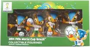 Promo-Dis Fuleco – Set of 4 Collectible Figures in Gift Box, Collectable Figures of The Football World Cup 2014 in Brazil