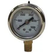 Apache 99019120 2.5", Stainless Steel, Glycerin Pressure Gauge