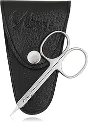 ROUSE Cuticle Scissors Professional Grooming Scissors Stainless Steel Eyebrow Scissors-Eyelash Scissors, Mustache, Beard-Manicure Scissors (Cuticle Scissors) (American)