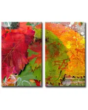 Ready2HangArt Fall Ink VI Wrapped Canvas Wall Art by Tristan Scott