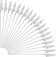 50PCS Metal Wire Alligator Clamp Long-Tailed Alligator Clip Clasp Place Card Holder Table Number Holder for DIY Card Note Photo Picture Menu Memo Clip Party Wedding Clay & Cake Decor (6inch/150mm)