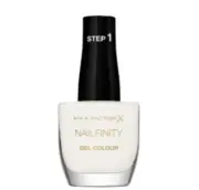 Max Factor Nailfinity Gel Colour Nail Polish 001 WHITE SNOW