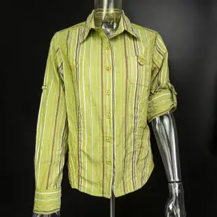 美國Columbia 哥倫比亞X.C.O.系列綠色特殊皺褶面料戶外長袖襯衫 可摺成短袖