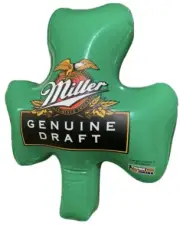 Sealed Vintage 22” Miller Genuine Draft Beer Inflatable Green St. Pat’s Shamrock
