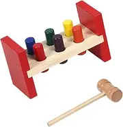 Abaodam 1Set Wooden Cognitive for Percussion Knocking to Enhance Motor Skills and Concentration Present for Early Learning and Development