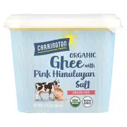 Carrington Farms, Organic Ghee with Pink Himalayan Salt, Grass-Fed, 12 fl oz (355 ml)