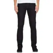 Volcom Men's Vorta Slim Fit Jeans Black Rinser 28x32 A1931501
