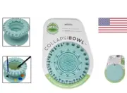 All-in-One Multipurpose Collapsible Paint Brush Cleaner & Rinse Cup Mint Green