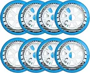 Inline Skate Wheels, Replacement Roller Skating Wheels 8 Pack RipStik/Inline Skate Wheels 85A 110MM,Indoor Outdoor Roller Skate Wheels,Inline Skate Replacement Wheels,Rollerblade Wheels Training Whee