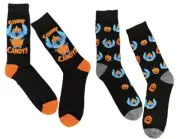 New DISNEY’S LILO & STITCH Mens 2 Pair Of HALLOWEEN Socks ‘GIMME CANDY!’