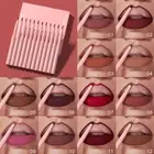 Lip Liner 12 Suit Soft Mist Velvet Matte Rotary Lipliner and GXU Natural U5R9