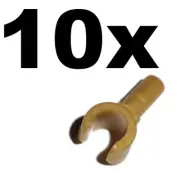 NEW LEGO - Figure Hands - Gold Pearl x 10 - part # 983 hand