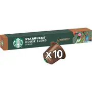 Starbucks by Nespresso House Blend Lungo Coffee Pods 10 pack