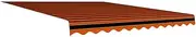 Awning Sunshade Orange Brown 137.8"x98.4"-5723