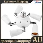 Socket Adapter E27 Splitter Lamp Base Converter Light Holder (Lamp holder-6 AU