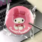 My Melody Plush Sanrio Pin Badge 2023 Japan Puroland Rare Collectible Kawaii
