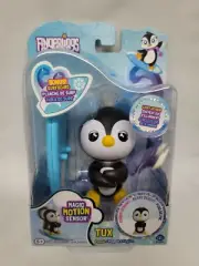 Fingerlings Tux Penguin With Surfboard Light Up Hair Motion Sensor WowWee