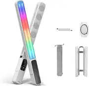 Zhiyun CINEPEER CF100 100W RGB Light Wand, Handheld LED Video Light, CCT 2700K~6500K, TLCI≧98 CRI≧96, Light Stick Tube Light with Barndoor, Diffuser for Vlog, Live Stream, Photography, etc