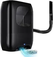 7L Touchless Vacuum Automatic Dustpan, Hair Vacuum for Salons, 5 Layer Filtration, Auto Sensors, Bagless Canister Vacuum Cleaner, Hair Cleaning Processor for Pet Hair, Kitchen, Floor Dust