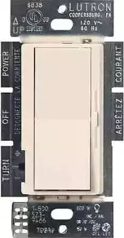 Diva LED+ Dimmer Switch for Dimmable LED, Halogen and Incandescent Bulbs, 150 Wa