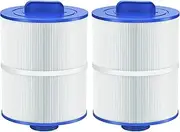 PAS50SV-F2M Hot Tub Spa Filter Cartridge, Compatible with Filbur FC-0311, Unicel 6CH-502, Master Deluxe M60506, Magnum AR50, Baleen AK-90161, Excel Filters XLS-604 Artesian Spas Filter, 2 Pack