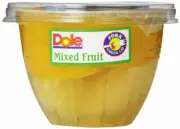 Dole Fruit Bowls, Mixed Fruit In 100% Juice (7 FL.Oz. Cups, 12 Per Case)