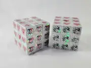 2 Pack Cube Style Mind-Challenging Puzzle Great Christmas, X2 , 3D Puzzle Cube