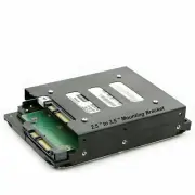 (6-pack) 2.5" to 3.5" Bay SSD Metal Hard Drive HDD Mounting Bracket Adapter Tray