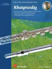 Rhapsody for Flute Solo Classical Sheet Music Play-Along De Haske Book CD