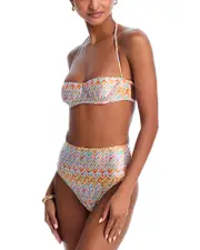 Missoni Printed Halter Bikini Top