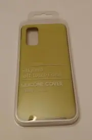 Silicone Cover Case for Galaxy S20 5G - YELLOW