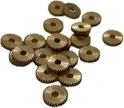 Motor Gear, Motor Brass Pinion Gear Motor Gear, Brass Pinion Gear,2pcs Gears 0.2M 30T Copper Gear 1.2mm Thickness 6.4mm OD 1.78MM 2.02MM Hole Diameter G-S (Hole Diameter : 1.78mm, (Color : 0.2m 30t,