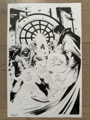 Death of Doctor Strange #5 Pg1 Epic Splash Original Comic Art By Lee Garbett