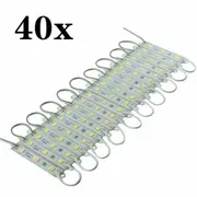 40x Square Light 3 LEDs Module Strip Waterproof Boat Deck Garden Marine Caravan Light 2Sizes