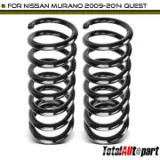 New 2x Coil Spring Set for Nissan Murano 2009-2014 Quest 11-16 Rear Left & Right (for: Nissan)