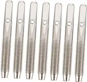 Abaodam 7PCS Metal String Pins for Harp Durable Pegs for Lyre Zither and Dulcimer Tuning Easy Installation with Wrench Not Included Thread Adjusting