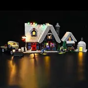 [BRIKSMAX] Led Lighting Kit for Winter Village Cottage - Compatible with Lego 10229 Building Blocks Model- Not Include The Lego Set