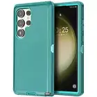 For Samsung Galaxy S23/Plus/S23 Ultra/S23 FE Case Hybrid Rugged Cover Navy Green