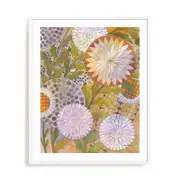 Artey | Whimsical Garden II - Framed Print - White Frame - 90 x 110cm