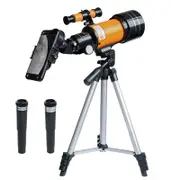 150X HD Refractive Astronomical Telescope with Phone Clip and Tripod