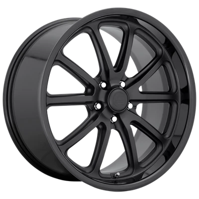 20x8 US Mags U123 RAMBLER GLOSS BLACK MATTE BLACK Wheel 5x5 (1mm) (for: Volkswagen)