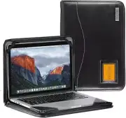 Broonel Black Leather Case For Dell Inspiron 16 Laptop